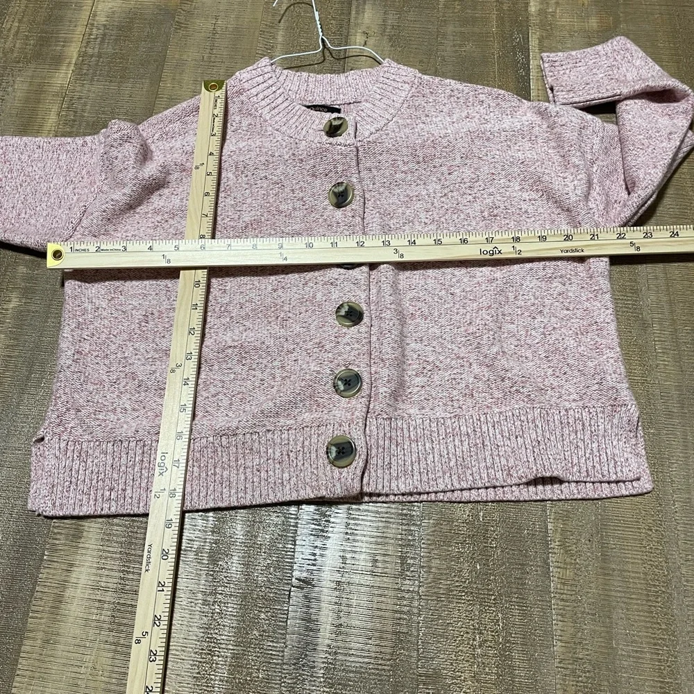 Quince Soft Pink Knit Cardigan - Picture 5 of 5